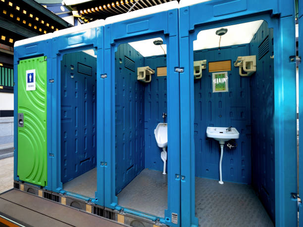 Porta potty delivery and setup in Parkers Prairie, MN
